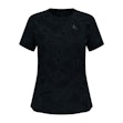 Odlo Zeroweight Engineered Crew Neck T-shirt Dam Schwarz