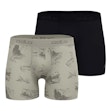Odlo Active F-Dry Eco Graphic Boxer 2-Pack Herre Mehrfarbig