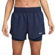 Nike One Dri-FIT High-Rise 3 Inch 2-in-1 Shorts Women Blau