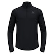 Odlo Zeroweight Warm Midlayer Half Zip Herr Schwarz