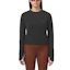 Salomon Essential Lightwarm Crew Neck Pullover Femme Noir