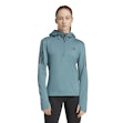 adidas Own The Run Winterized Half-Zip Hoodie Dam Blau