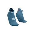 Compressport Pro Racing Socks V4.0 Run Low Unisexe Blau