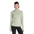 New Balance Sport Essentials Space Dye Quarter Zip Shirt Damen Grün