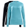 Craft Core 2-pack Baselayer Shirt Femme Mehrfarbig