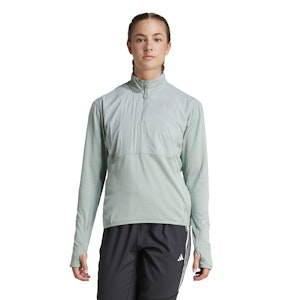 adidas Ultimate Hi-Vis Reflective Half Zip Shirt Dam adidas Ultimate Hi-Vis Reflective Half Zip Shirt Dam