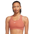 Nike Swoosh Medium-Support Sports Bra Femme Orange