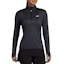 Brooks Dash Half Zip Shirt 2.0 Femme Noir