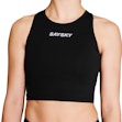 SAYSKY Flow Race Crop Top Damen Schwarz