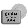 BibBits Race Number Magnets - Born To Run Grau