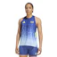 adidas Berlin Marathon 2026 AOP Tank Top Dame Blå