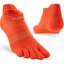 Injinji Run Lightweight No-Show Socks Unisex Orange