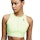 On Race Crop Top Dame Neongelb