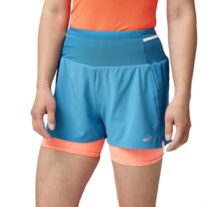 Brooks High Point 3 Inch 2-in-1 Short 2.0 Dame Brooks High Point 3 Inch 2-in-1 Short 2.0 Dame