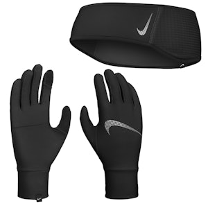 Nike Essential Running Headband and Glove Set Women