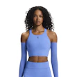 On Performance Crop Women Blau