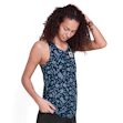 SAYSKY Flower Combat Singlet Women Blau