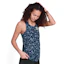 SAYSKY Flower Combat Singlet Dam Blå