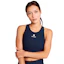 SAYSKY Combat Rib Crop Top Femme Bleu
