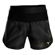 Mizuno Active Graphic Multi Pocket 4 Inch Shorts Femme Schwarz