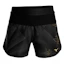 Mizuno Active Graphic Multi Pocket 4 Inch Shorts Femme Noir