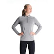 Fusion C3 Zip Neck Shirt Dame Grau