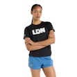 New Balance Athletics T-shirt Women Schwarz