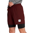 SAYSKY Pace 5 Inch 2-in-1 Shorts Men Rot