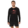 ASICS FujiTrail Logo Shirt Herr Schwarz