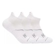 HOKA No-Show Run Socks 3-Pack Unisexe White