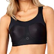 PureLime Compression Bra Dame Schwarz