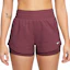 Nike One Dri-FIT Mid-Rise 3 Inch 2-in-1 Shorts Dame Rød
