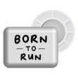 BibBits Race Number Magnets - Born To Run Grau