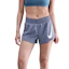 Nike One Swoosh Dri-FIT Mid-Rise 3 Inch Brief-Lined Hybrid Shorts Femme Bleu