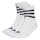 adidas 3-Stripes Cushioned Sportswear Mid Cut Socks 3-Pack Unisexe White
