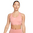 Nike Swoosh Medium-Support Sports Bra Women Pink