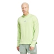 adidas Ultimate Hi-Vis Reflective Half Zip Shirt Herren Lime