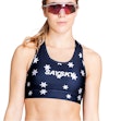 SAYSKY Star Combat Sports Bra Dam Blau