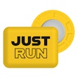 BibBits Race Number Magnets - Just Run Yellow