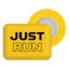 BibBits Race Number Magnets - Just Run Gul