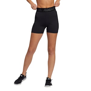 adidas Techfit Branded Elastic 4 Inch Short Tight Dame