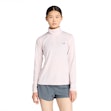 New Balance Sport Quarter Zip Shirt Dam Rosa