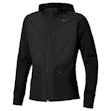 Mizuno Active Warmalite Hybrid Hooded Jacket Herr Schwarz
