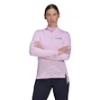 adidas MT Half Zip Shirt Femme Rosa