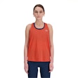 New Balance Athletics Singlet Femme Orange