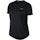 Nike Miler T-shirt Femme Black