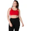 ASICS Road Combination Zip Bra Women Red