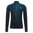 Odlo Blackcomb Eco Baselayer Turtle Neck Half Zip Herren Blue