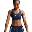 Nike Swoosh Dri-FIT Medium Support Padded Sports Bra Damen Blau
