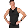 SAYSKY Mesh Base Layer Singlet Unisex Schwarz